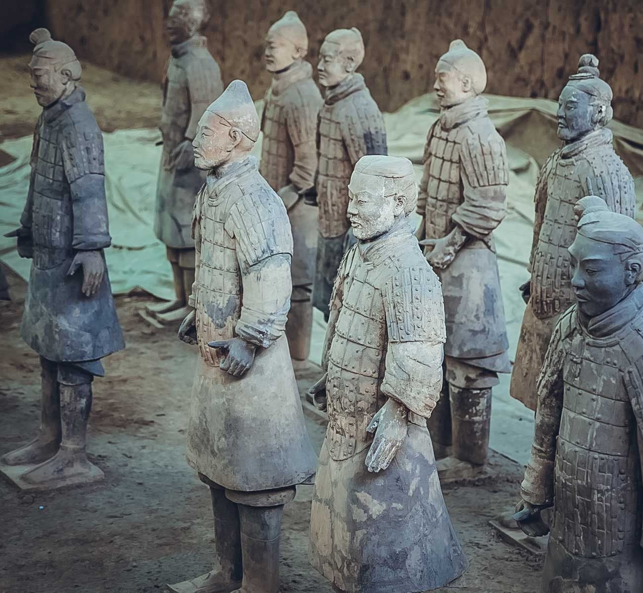 Terracotta warriors in Xi'an